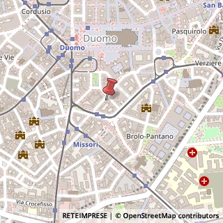Mappa Via Paolo da Cannobio, 9, 20122 Milano, Milano (Lombardia)