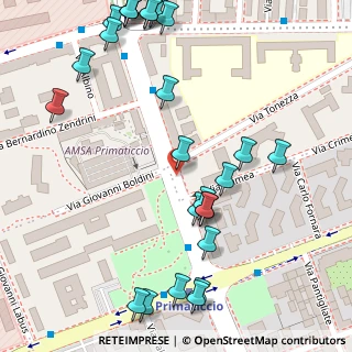 Mappa Via Tonezza, 20147 Milano MI, Italia (0.15769)