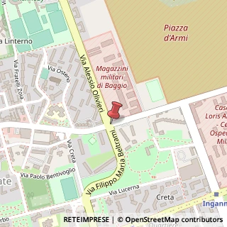 Mappa Via delle Forze Armate,  179, 20152 Milano, Milano (Lombardia)