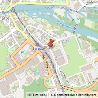 Mappa Via Dora Baltea, 15, 10015 Ivrea, Torino (Piemonte)