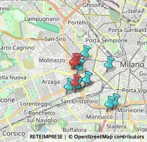 Mappa Viale Ergisto Bezzi, 20100 Milano MI, Italia (1.18231)