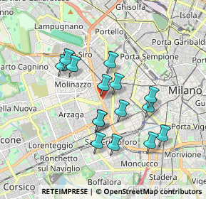 Mappa Viale Ergisto Bezzi, 20100 Milano MI, Italia (1.55933)