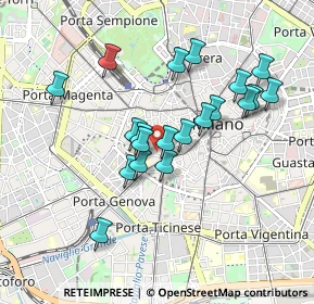 Mappa Via Circo, 20123 Milano MI, Italia (0.8095)