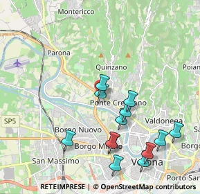 Mappa Via Cà di Cozzi, 37124 Verona VR, Italia (2.10846)