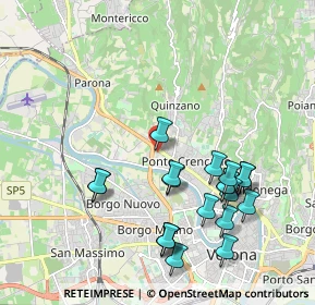 Mappa Via Cà di Cozzi, 37124 Verona VR, Italia (2.1025)