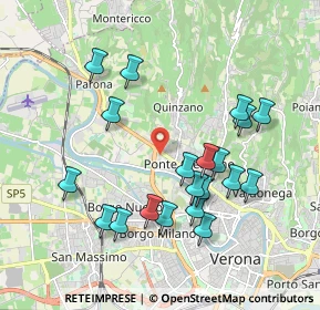 Mappa Via Cà di Cozzi, 37124 Verona VR, Italia (1.917)