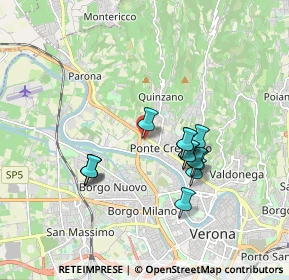 Mappa Via Cà di Cozzi, 37124 Verona VR, Italia (1.51538)