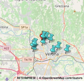 Mappa Via Cà di Cozzi, 37124 Verona VR, Italia (1.97545)