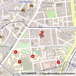 Mappa Via Carlo Freguglia, 1, 20122 Milano, Milano (Lombardia)
