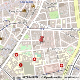 Mappa Via Carlo Freguglia, 10, 20122 Milano, Milano (Lombardia)