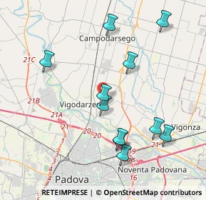 Mappa 35010 Padova PD, Italia (4.03545)