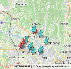 Mappa Via Astico, 37128 Verona VR, Italia (1.64846)
