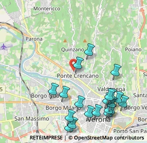 Mappa Via Astico, 37124 Verona VR, Italia (2.492)