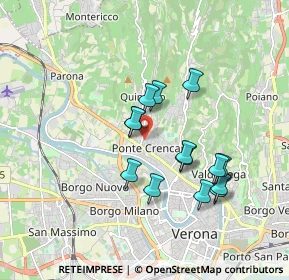 Mappa Via Astico, 37128 Verona VR, Italia (1.54214)