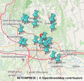 Mappa Via Astico, 37128 Verona VR, Italia (6.20833)