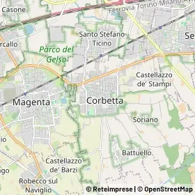 Mappa Corbetta