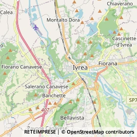 Mappa Ivrea