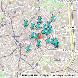 Mappa Corso Vittorio Emanuele Ang, 20121 Milano MI, Italia (0.3435)