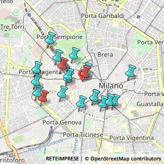 Mappa Via Brisa, 20123 Milano MI, Italia (0.82)