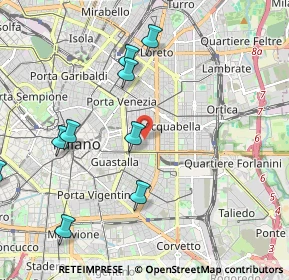 Mappa Via Mameli Goffredo, 20129 Milano MI, Italia (2.8725)