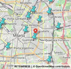 Mappa Via Mameli Goffredo, 20129 Milano MI, Italia (2.68615)