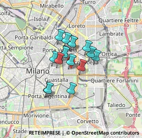 Mappa Via Goffredo Mameli, 20129 Milano MI, Italia (1.0925)