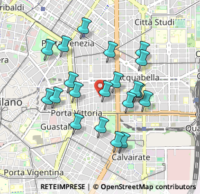 Mappa Via Goffredo Mameli, 20129 Milano MI, Italia (0.821)