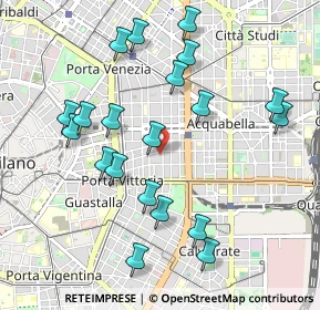 Mappa Via Mameli Goffredo, 20129 Milano MI, Italia (1.0315)