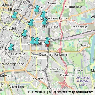 Mappa Via Roberto Ardigò, 20133 Milano MI, Italia (2.26545)