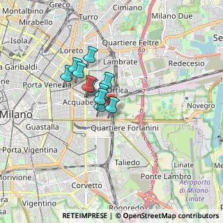 Mappa Milano Forlanini, 20133 Milano MI, Italia (1.14182)