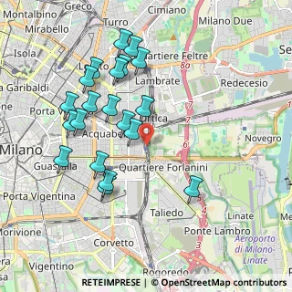 Mappa Via Roberto Ardigò, 20133 Milano MI, Italia (1.947)