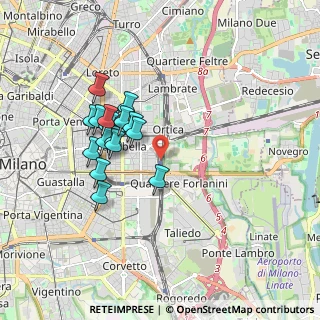Mappa Via Roberto Ardigò, 20133 Milano MI, Italia (1.58882)