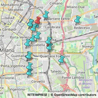 Mappa Milano Forlanini, 20133 Milano MI, Italia (2.02941)