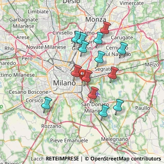 Mappa Via Roberto Ardigò, 20133 Milano MI, Italia (6.70786)