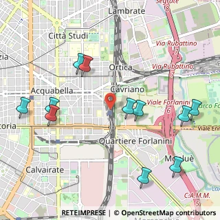 Mappa Milano Forlanini, 20133 Milano MI, Italia (1.21636)