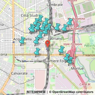 Mappa Via Roberto Ardigò, 20133 Milano MI, Italia (0.881)