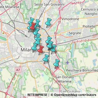 Mappa Milano Forlanini, 20133 Milano MI, Italia (2.78706)
