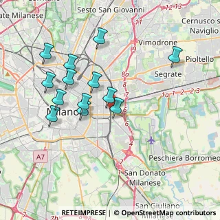 Mappa Milano Forlanini, 20133 Milano MI, Italia (3.62154)