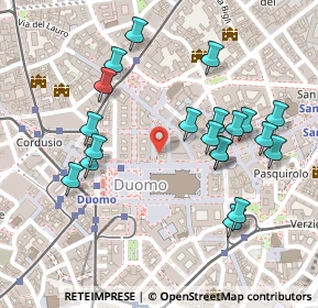 Mappa Via Ugo Foscolo, 20121 Milano MI, Italia (0.249)