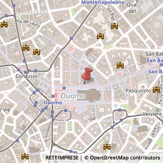 Mappa Via San Raffaele, 1, 20121 Milano, Milano (Lombardia)