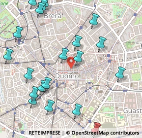 Mappa Via Ugo Foscolo, 20121 Milano MI, Italia (0.651)