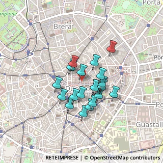 Mappa Via S. Raffaele, 20121 Milano MI, Italia (0.321)
