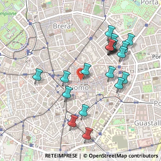 Mappa Via S. Raffaele, 20121 Milano MI, Italia (0.52)