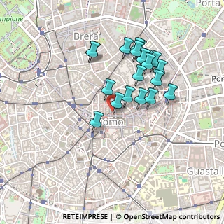 Mappa Via S. Raffaele, 20121 Milano MI, Italia (0.4015)
