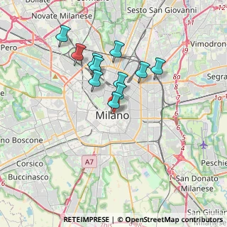 Mappa Via Ugo Foscolo, 20121 Milano MI, Italia (2.96182)