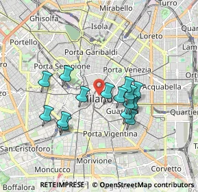 Mappa Via Ugo Foscolo, 20121 Milano MI, Italia (1.47133)