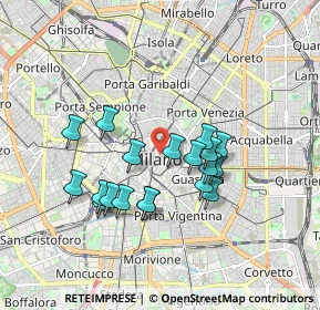 Mappa Via Ugo Foscolo, 20121 Milano MI, Italia (1.54316)