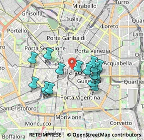 Mappa Via Ugo Foscolo, 20121 Milano MI, Italia (1.50625)