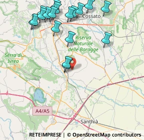 Mappa Via Campagnola, 13885 Salussola BI, Italia (9.89667)