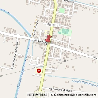 Mappa Via Livenza, 1A, 35010 Vigonza, Padova (Veneto)